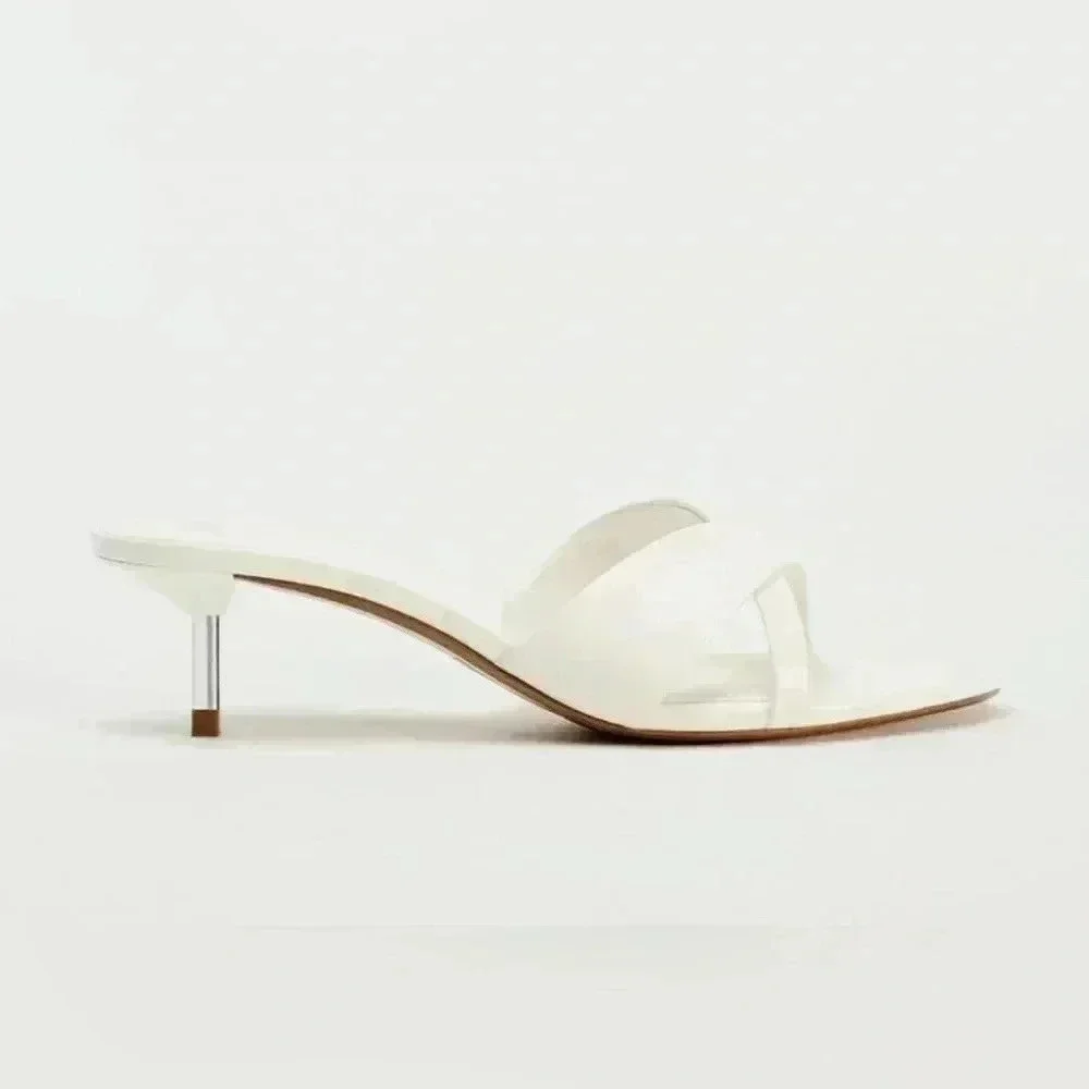 🔥🔥Zara cross strap  heeled sandals - Picture 4 of 5